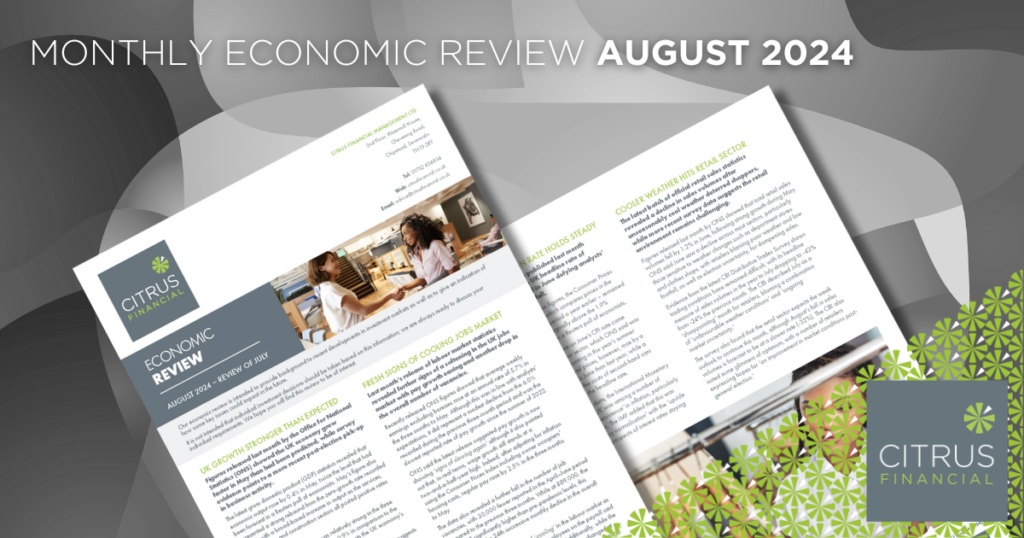 Citrus Financial’s Monthly Economic Review – July Highlights