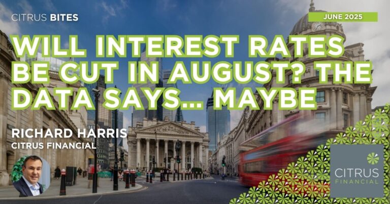 UK interest rate decision concept with economic data and Bank of England