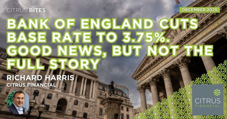 Bank of England base rate decision illustrated with picture of Bank of England