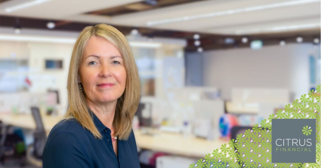 Elian Lawrence, Financial Adviser at Citrus Financial, in the office