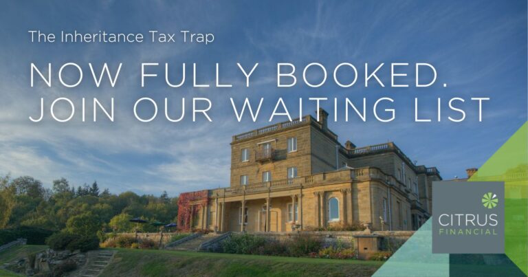 Inheritance Tax Trap Event in Tunbridge Wells Now Fully Booked