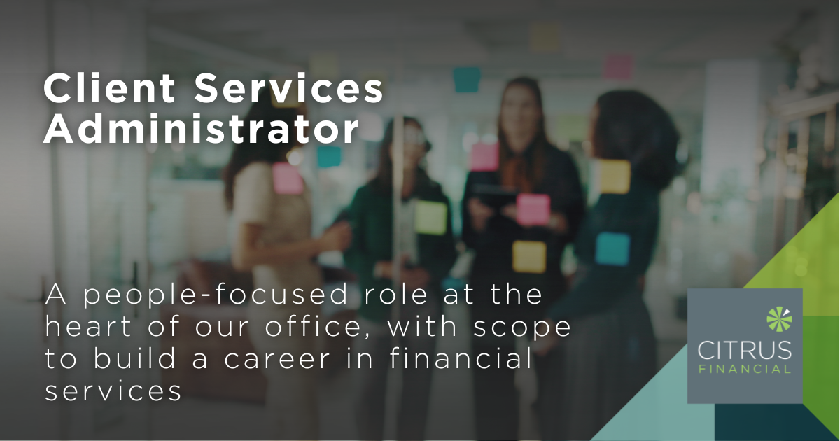 Join our friendly team in a client-facing office role