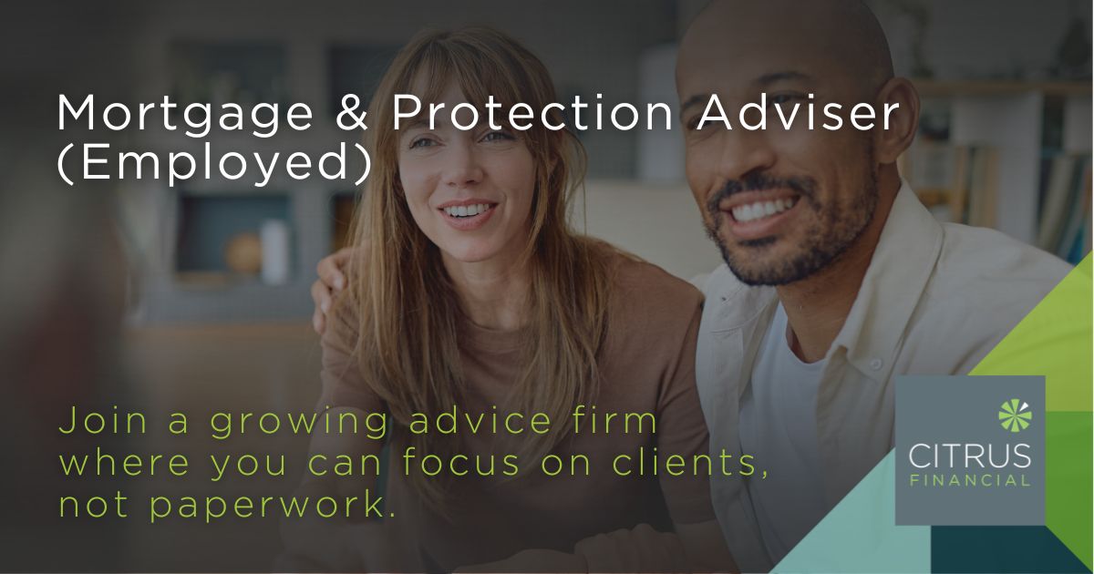 Mortgage adviser meeting clients in a modern financial planning office