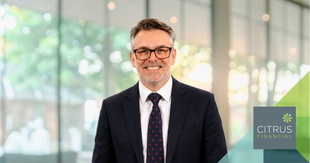 Stephen Ody, Mortgage and Protection Adviser at Citrus Financial, pictured in the Citrus Financial office