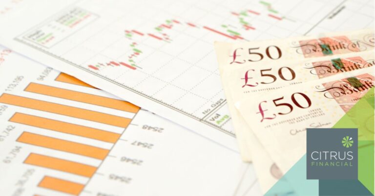 Three £50 notes on financial paperwork with bar charts, illustrating changes to cash held in stocks and shares ISAs