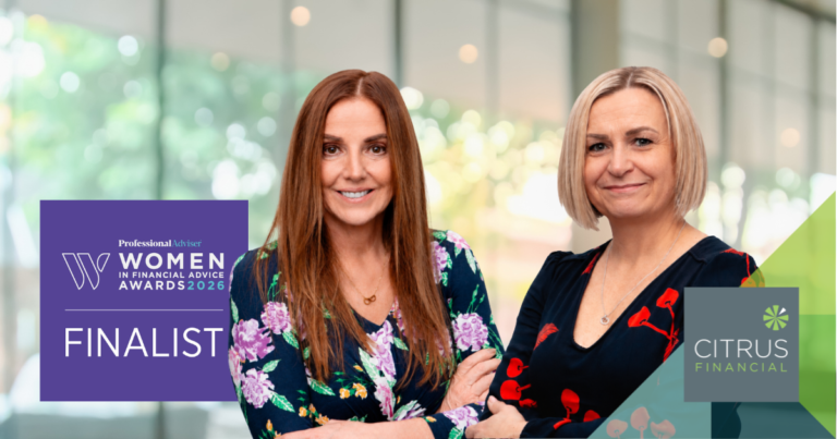 Karen Gorbutt and Patricia Harris, both shortlisted for the Women In Financial Advice Awards 2026.