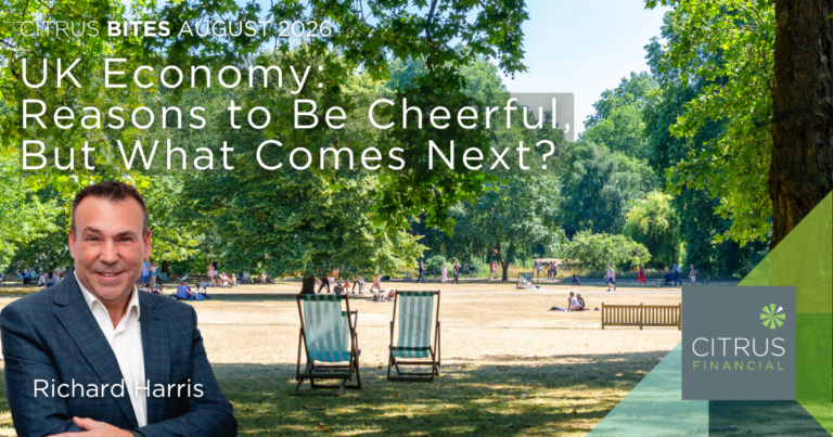 Sunny London park representing the UK economic outlook in 2026