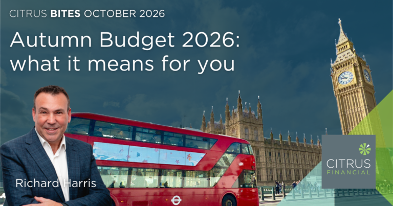 Richard Harris presenting the Citrus Bites Budget Special on the Autumn Budget 2026