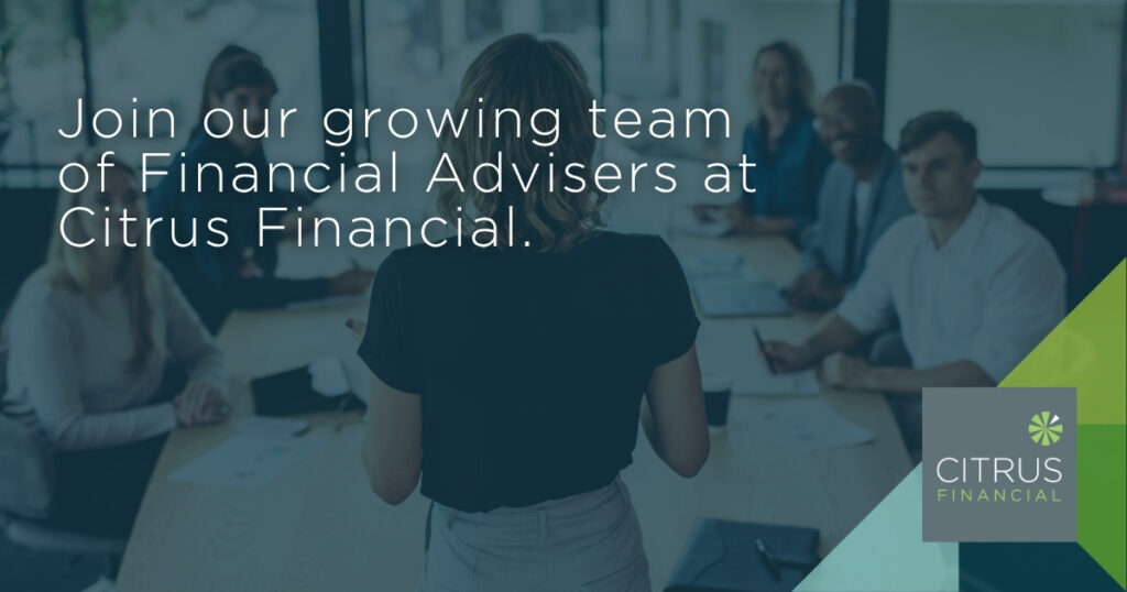 Citrus Financial advisers working together at the Sevenoaks office
